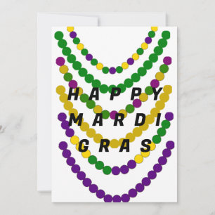 Cartes Pour Fêtes Annuelles Joyeux Mardi Gras