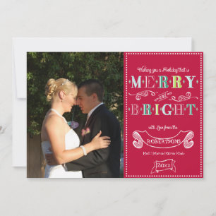 Cartes Pour Fêtes Annuelles Joyeux n Jours fériés brillants Photo moderne Noël