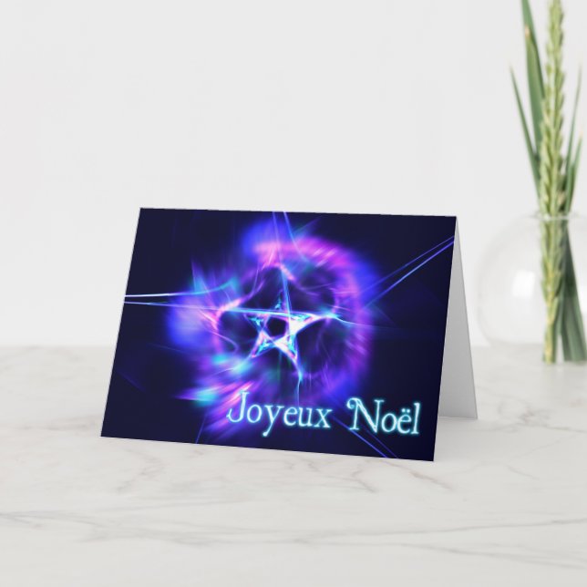 Cartes Pour Fêtes Annuelles Joyeux Noё l - Bright Star (Devant)