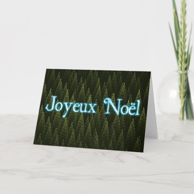 Cartes Pour Fêtes Annuelles Joyeux Noё l - Conifers (Devant)