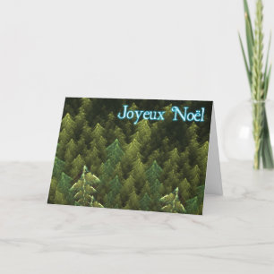 Cartes Pour Fêtes Annuelles Joyeux Noё l - Forêt sombre
