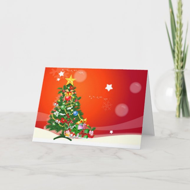 Cartes Pour Fêtes Annuelles Joyeux Noël (Devant)