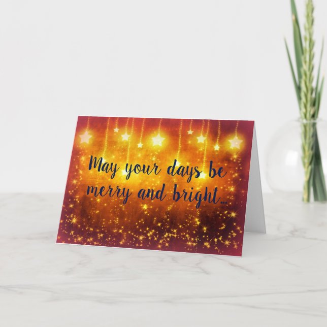 Cartes Pour Fêtes Annuelles Joyeux Noël (Devant)