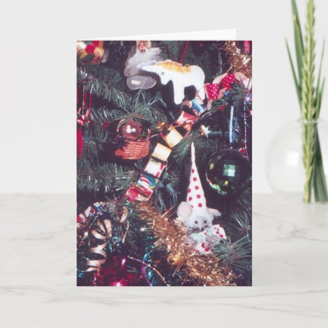 Cartes Pour Fêtes Annuelles "Joyeux Noël ! " (Devant)