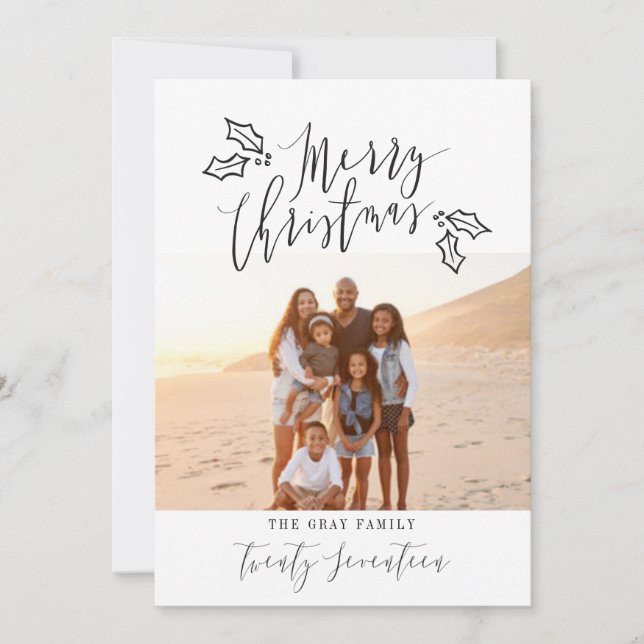 CARTES POUR FÊTES ANNUELLES JOYEUX NOËL (Devant)