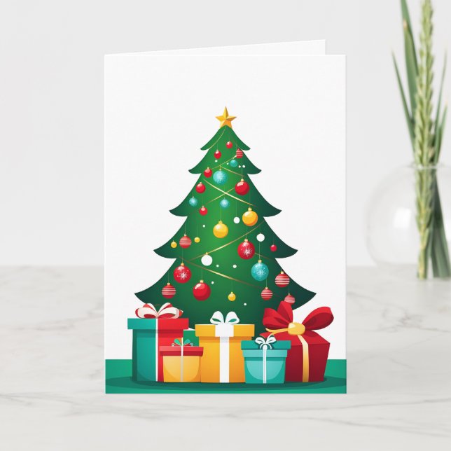 Cartes Pour Fêtes Annuelles Joyeux Noël (Devant)