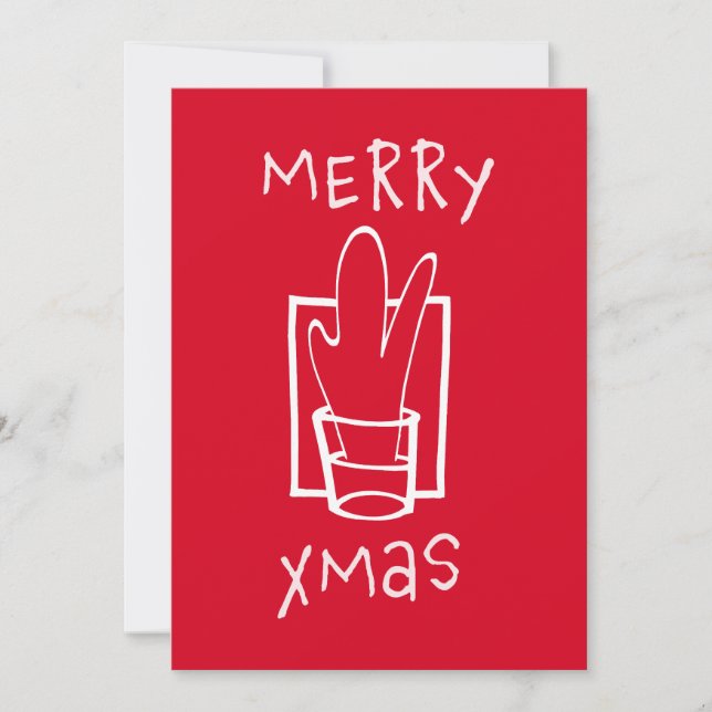 Cartes Pour Fêtes Annuelles Joyeux Noël (Devant)