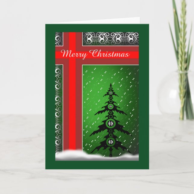 Cartes Pour Fêtes Annuelles Joyeux Noël (Devant)