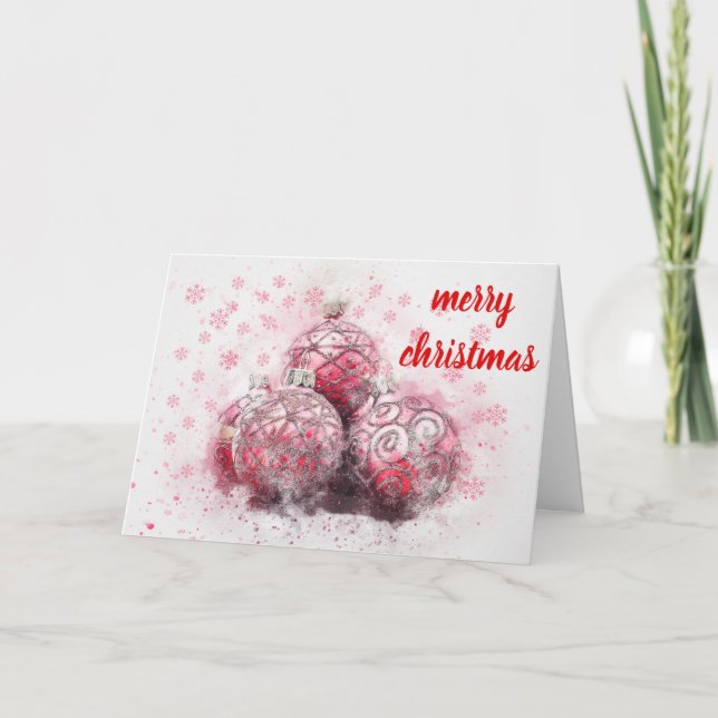 Cartes Pour Fêtes Annuelles Joyeux Noël (Devant)