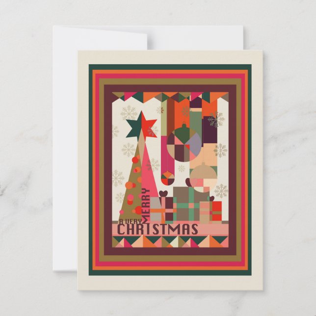 Cartes Pour Fêtes Annuelles Joyeux Noël (Devant)
