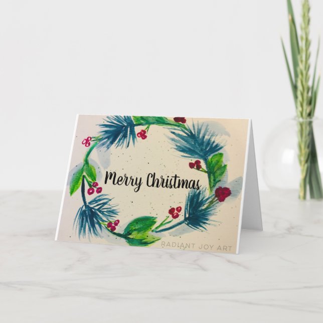 Cartes Pour Fêtes Annuelles Joyeux Noël (Devant)