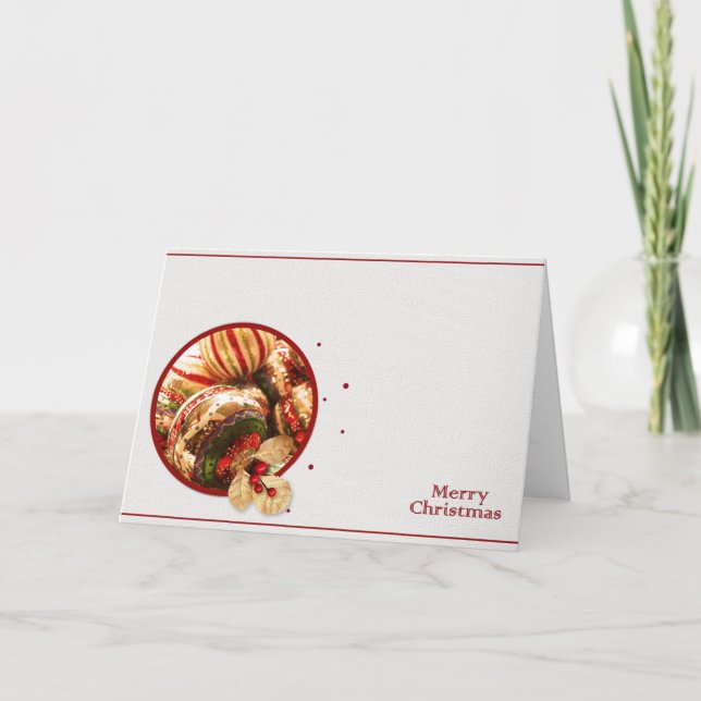 Cartes Pour Fêtes Annuelles Joyeux Noël (Devant)