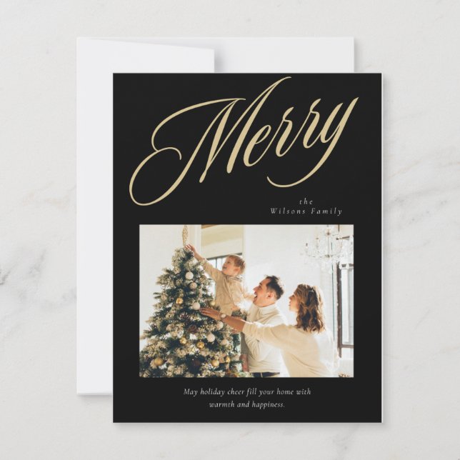 Cartes Pour Fêtes Annuelles Joyeux Noël (Devant)