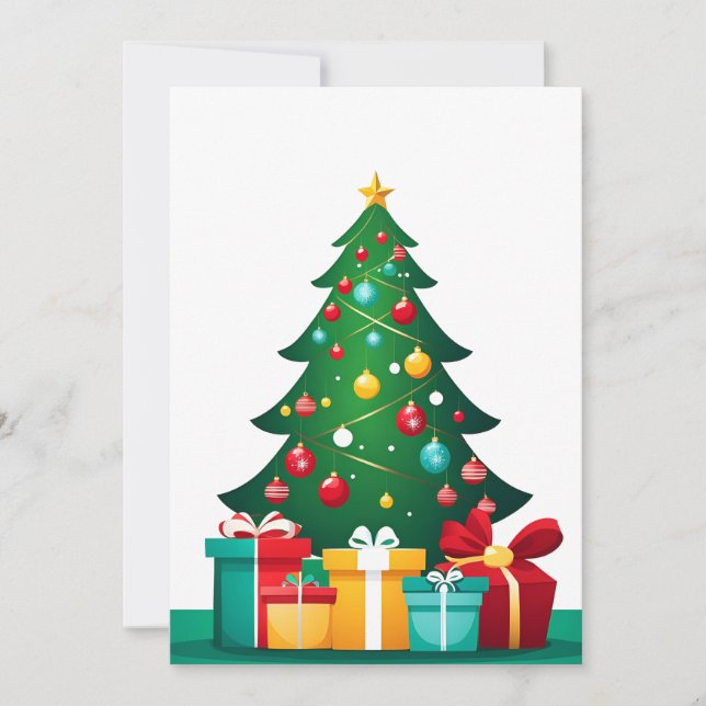 Cartes Pour Fêtes Annuelles Joyeux Noël (Devant)