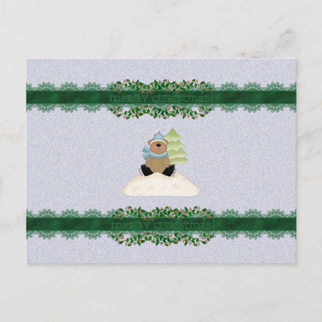 Cartes Pour Fêtes Annuelles Joyeux Noël (Devant)