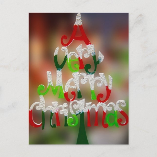 Cartes Pour Fêtes Annuelles Joyeux Noël (Devant)