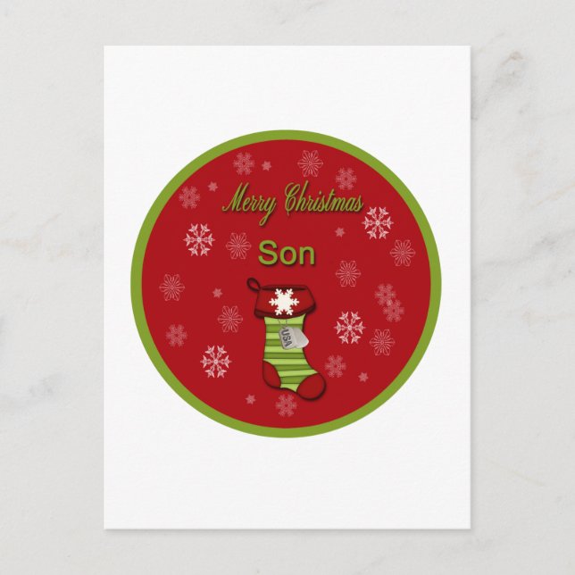 Cartes Pour Fêtes Annuelles Joyeux Noël (Devant)