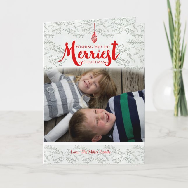 Cartes Pour Fêtes Annuelles Joyeux Noël (Devant)