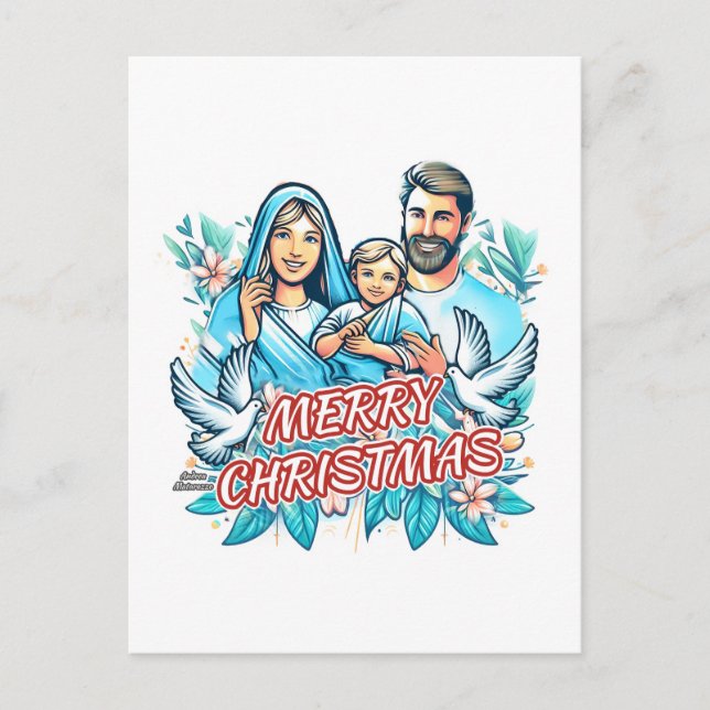 Cartes Pour Fêtes Annuelles Joyeux Noël (Devant)