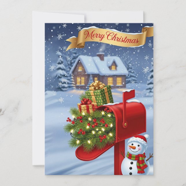 Cartes Pour Fêtes Annuelles Joyeux Noël  (Devant)