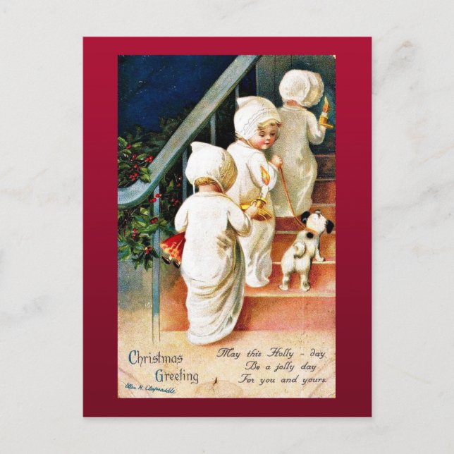 Cartes Pour Fêtes Annuelles Joyeux Noël (Devant)
