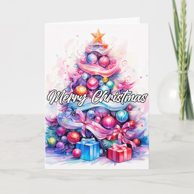 Cartes Pour Fêtes Annuelles Joyeux Noël (Devant)