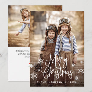 Cartes Pour Fêtes Annuelles Joyeux Noël 2 PHOTO Salutation