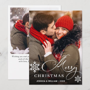 Cartes Pour Fêtes Annuelles Joyeux Noël 2 PHOTO Salutation