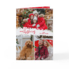 Joyeux Noël 3 photo Collage plié