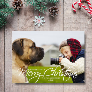 Cartes Pour Fêtes Annuelles Joyeux Noël à la main