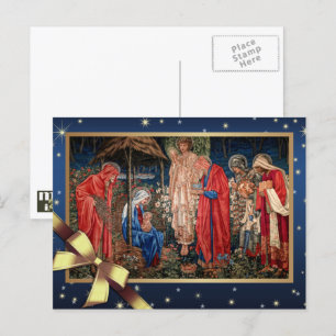 Cartes Pour Fêtes Annuelles Joyeux Noël. Adoration des Mages