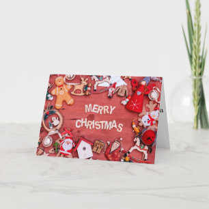 Cartes Pour Fêtes Annuelles Joyeux Noël amis Famille Famille