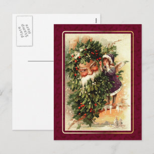 Cartes Pour Fêtes Annuelles Joyeux Noël. Ange de Noël Vintage