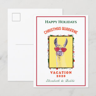 Cartes Pour Fêtes Annuelles Joyeux Noël aquarelle Fun Custom