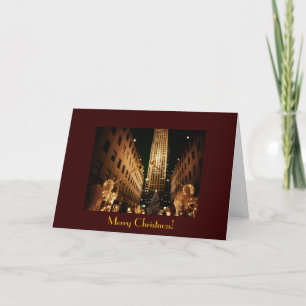 Cartes Pour Fêtes Annuelles Joyeux Noël - arbre et anges de Noël classique