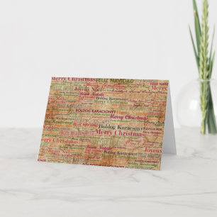 Cartes Pour Fêtes Annuelles Joyeux Noël autour du monde