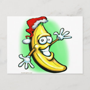 Cartes Pour Fêtes Annuelles Joyeux Noël Banana Bonne année