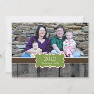 Cartes Pour Fêtes Annuelles Joyeux Noël Bois Rustique Photo