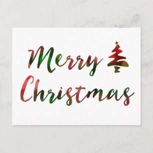 Cartes Pour Fêtes Annuelles Joyeux Noël Bokeh Tree Lumières