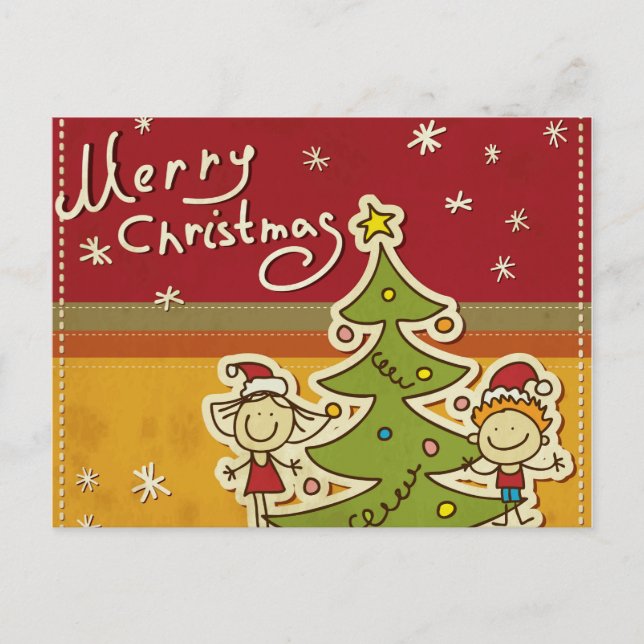 Cartes Pour Fêtes Annuelles Joyeux Noël & Bonne nouvelle année, célébration du (Devant)