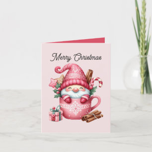 Cartes Pour Fêtes Annuelles Joyeux Noël cacao gnome ajouter un message