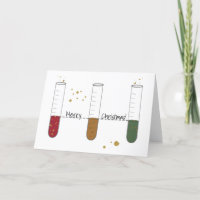 Joyeux Noël Chem Science Test Tube Lab Enseignant