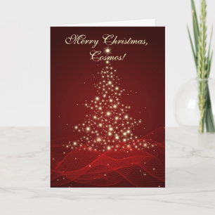 Cartes Pour Fêtes Annuelles Joyeux Noël, cosmos !