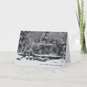 Cartes Pour Fêtes Annuelles Joyeux Noël d'ADKs… que les montagnes appellent
