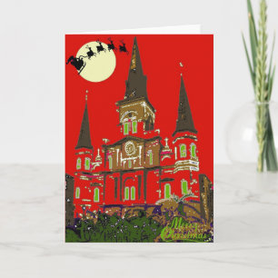 Cartes Pour Fêtes Annuelles Joyeux Noël de cathédrale