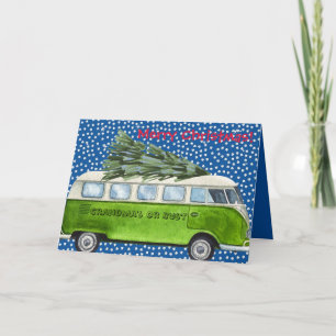 Cartes Pour Fêtes Annuelles Joyeux Noël de grand-mère ou buste personnalisé