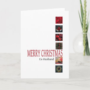 Cartes Pour Fêtes Annuelles Joyeux Noël de l'ex-mari