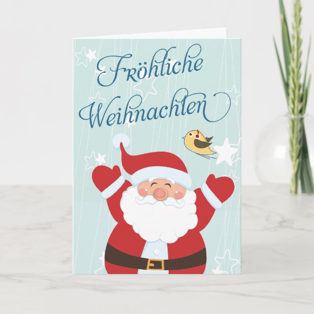 Cartes Pour Fêtes Annuelles Joyeux Noël de Noël (Devant)