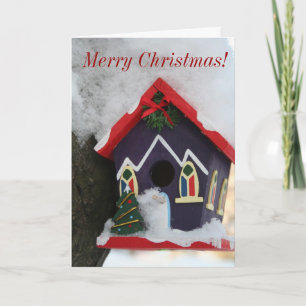 Cartes Pour Fêtes Annuelles Joyeux Noël de notre maison au vôtre !