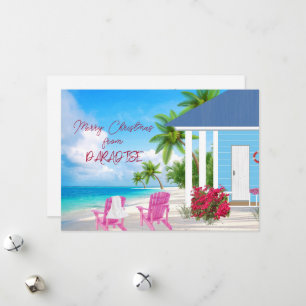 Cartes Pour Fêtes Annuelles Joyeux Noël de Paradise Holiday Card